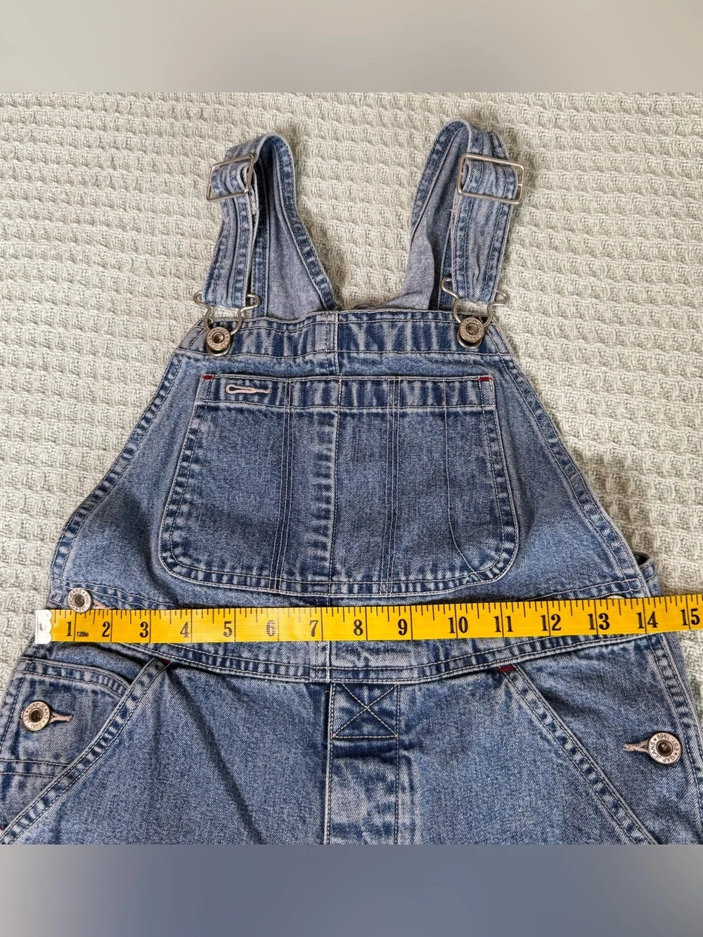 Vintage 90s Gap Denim Bibs Overalls Kids Medium Girl Boy 100% Cotton Y2K Farmer